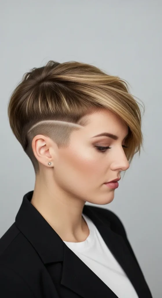 Asymmetrical Pixie Undercut Charm