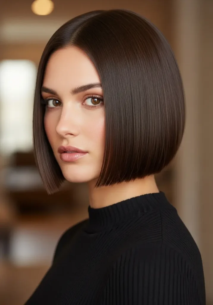 Blunt Shoulder-Length Cut