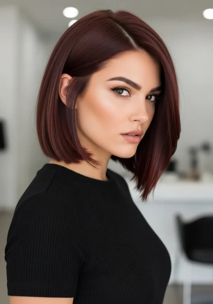 Bold Collarbone Lob