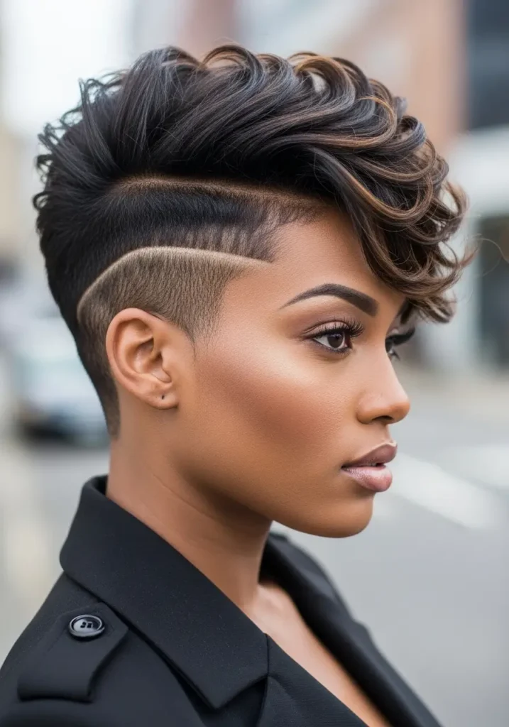 Bold Undercut Pixie