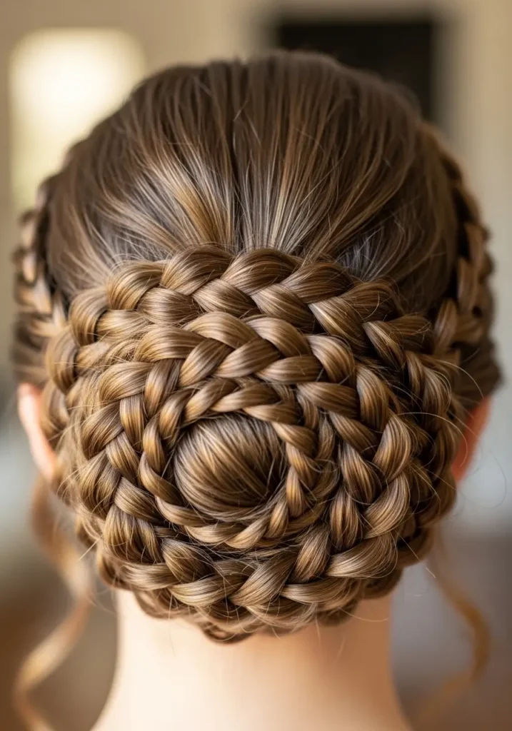 Braided Bun Style