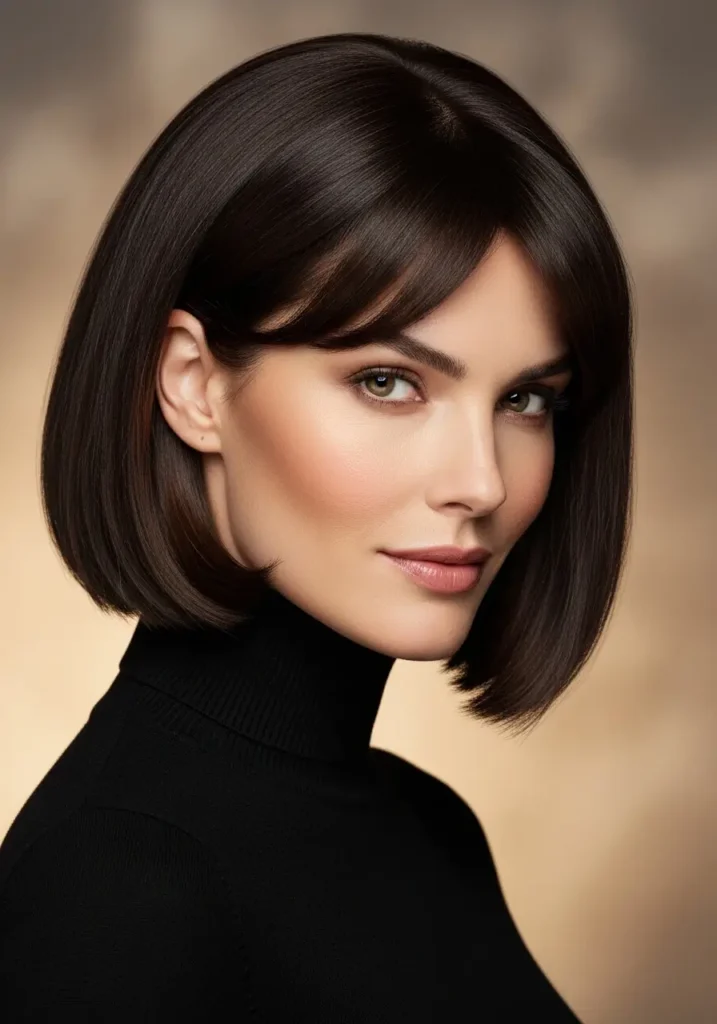 Chin-Length French Bob