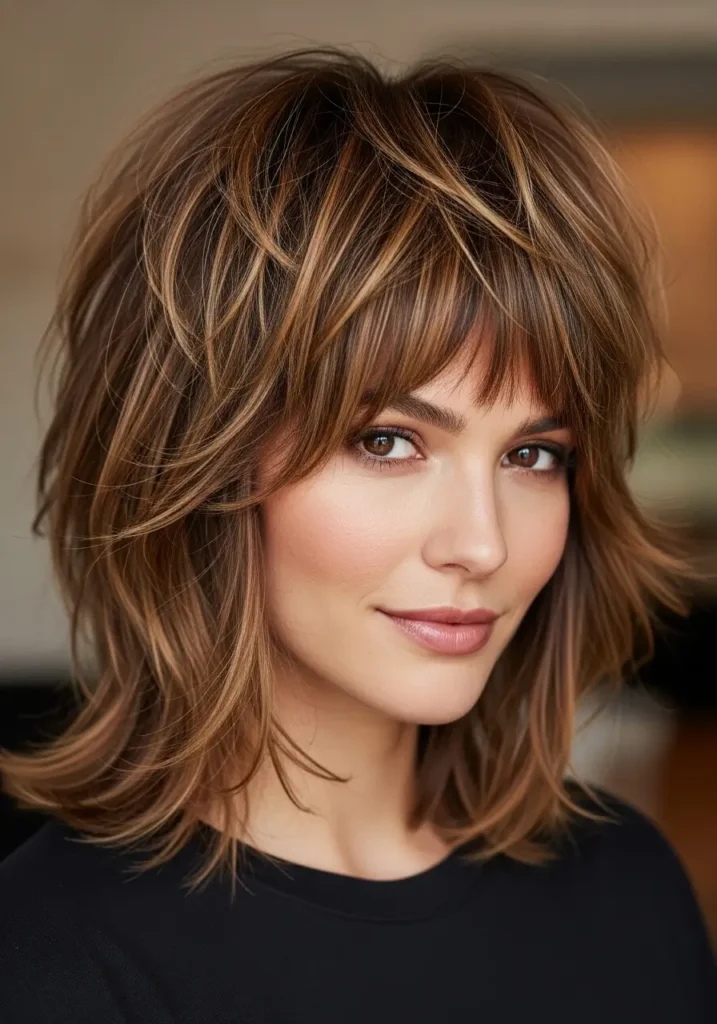 Chin-Length Shag Cut