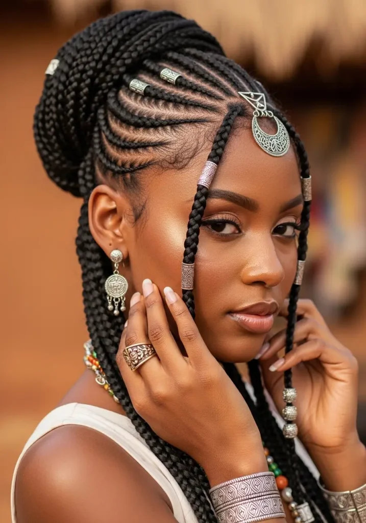 Classic Fulani Braids for Timeless Beauty