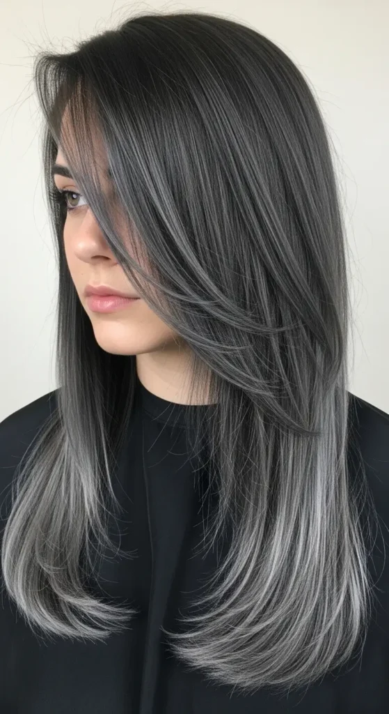 Cool Ash Brown Highlights
