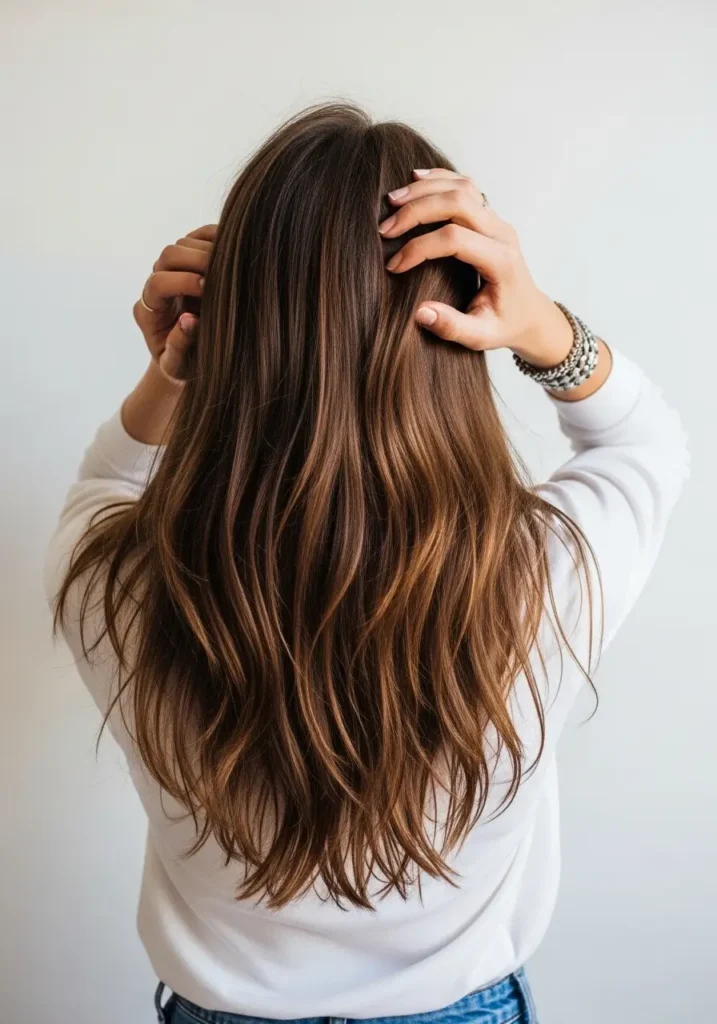 Effortless Air-Dried Hair