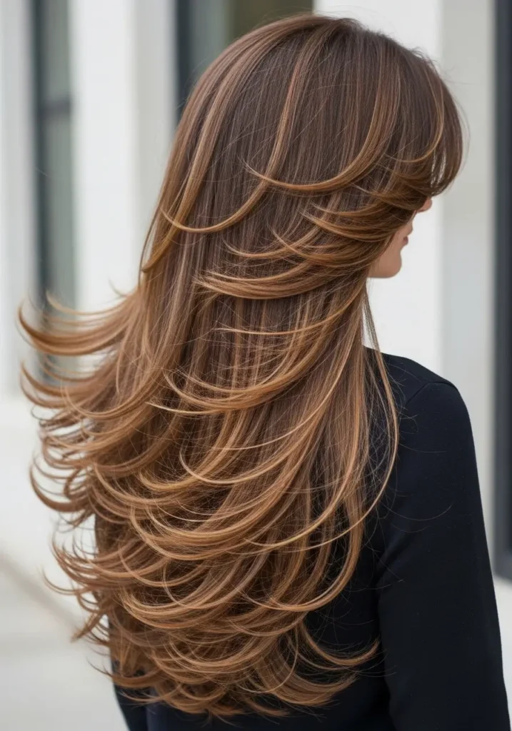 Extra Long Flowing Layers