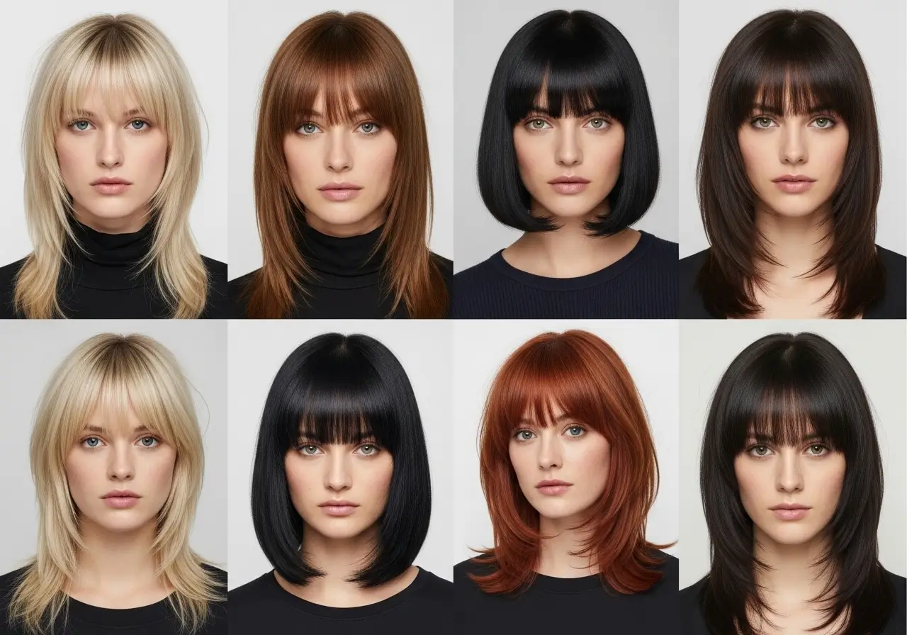 Face Framing Bangs Ideas That Flatter Every Face