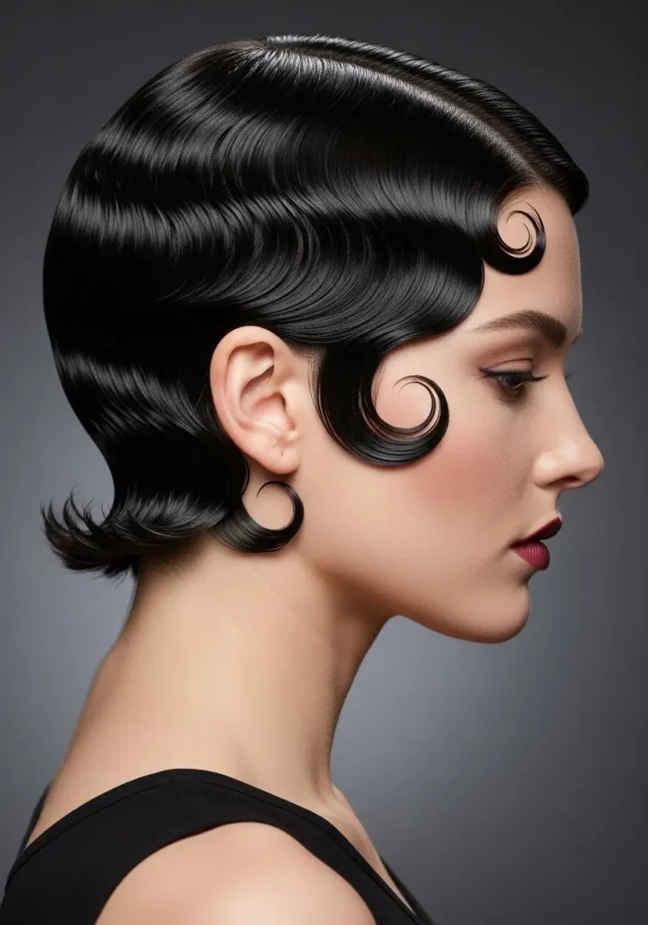 Finger Waves Short Cut