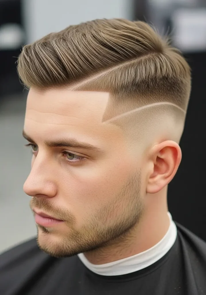 French Crop with Hard Part Detail