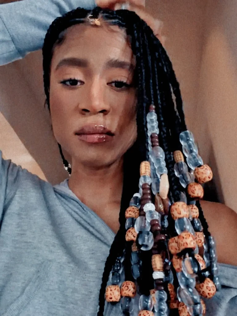 Fulani Braids with Beaded Ends
