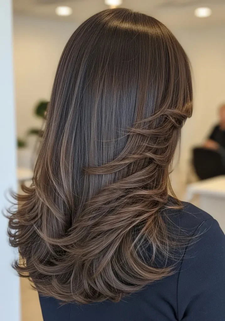 Glossy Long Layers