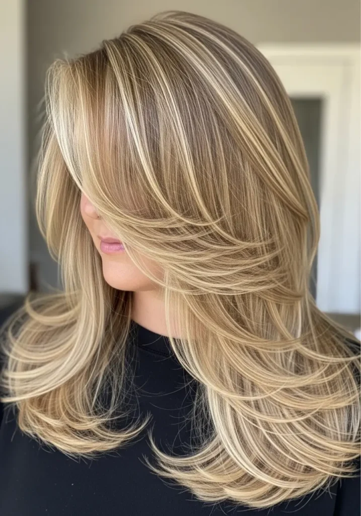 Golden Blonde Calico Layers