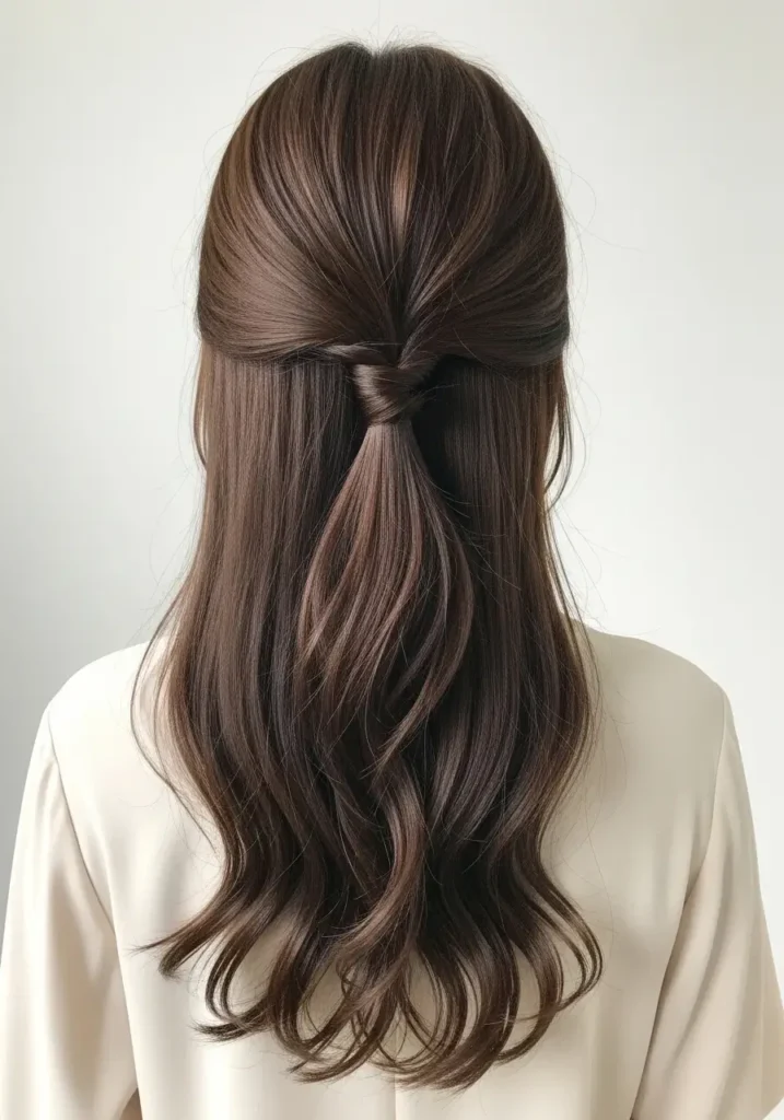 Half Up Half Down Twist