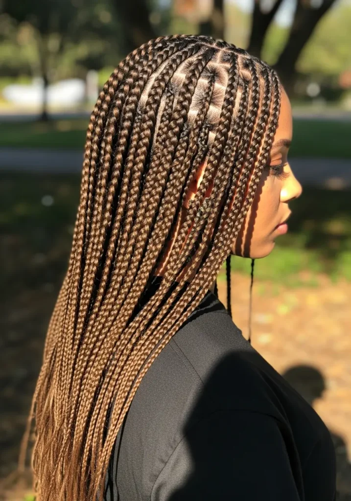 Knotless Braids With Natural Flow