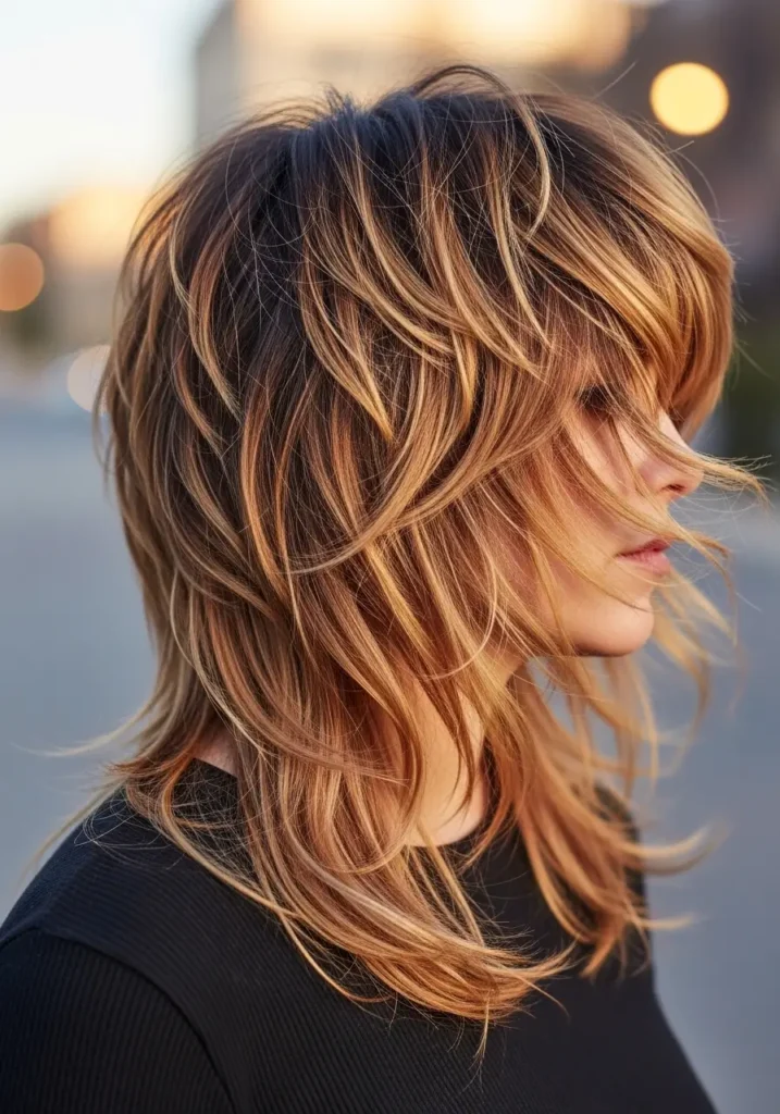 Layered Wolf Cut Energy