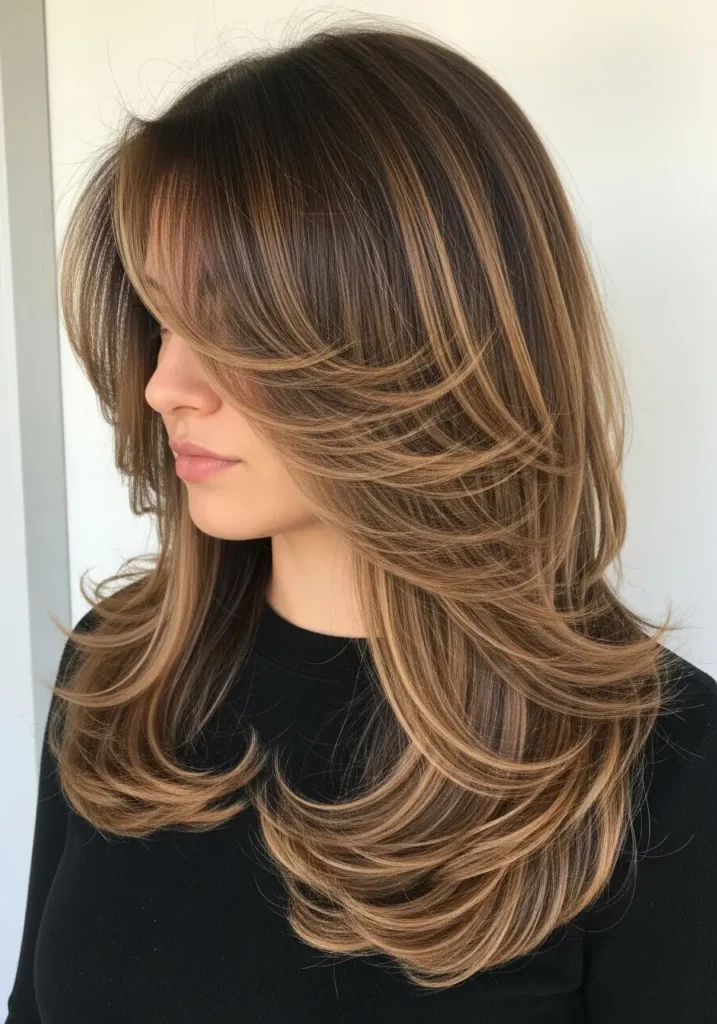 Long Feathered Layers