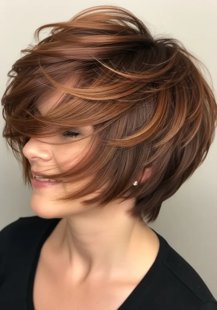 Long Pixie With Movement