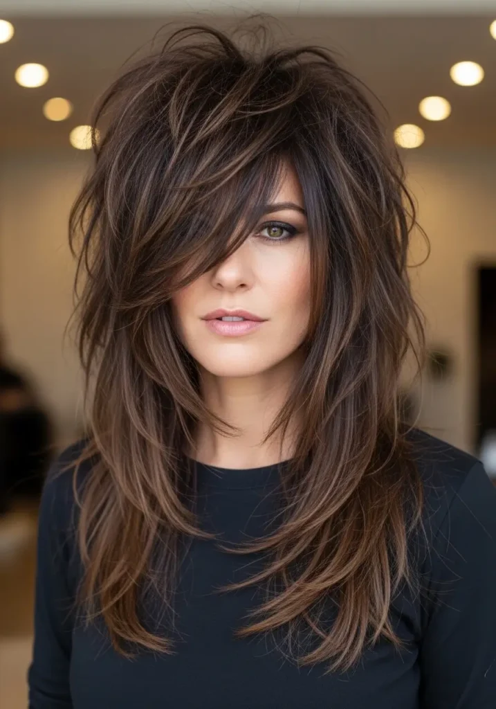 Long Rocker Cut with Face Framing Layers