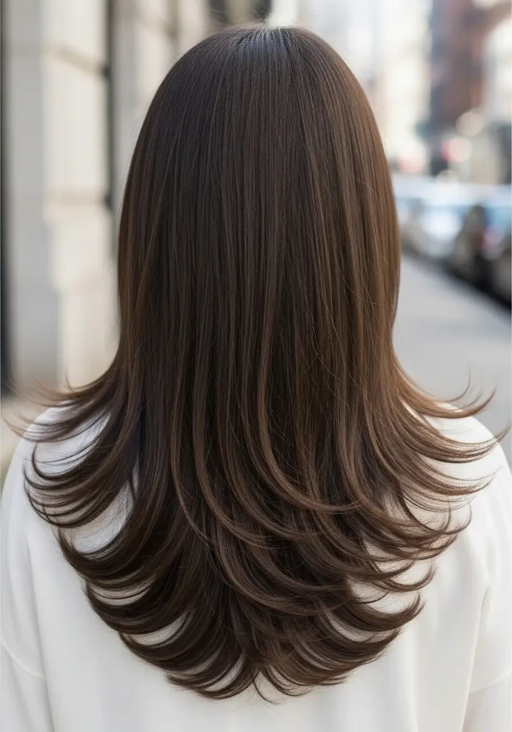 Long U-Shaped Haircut
