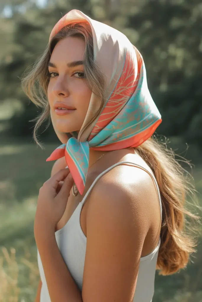 Loose Scarf Wrap Style