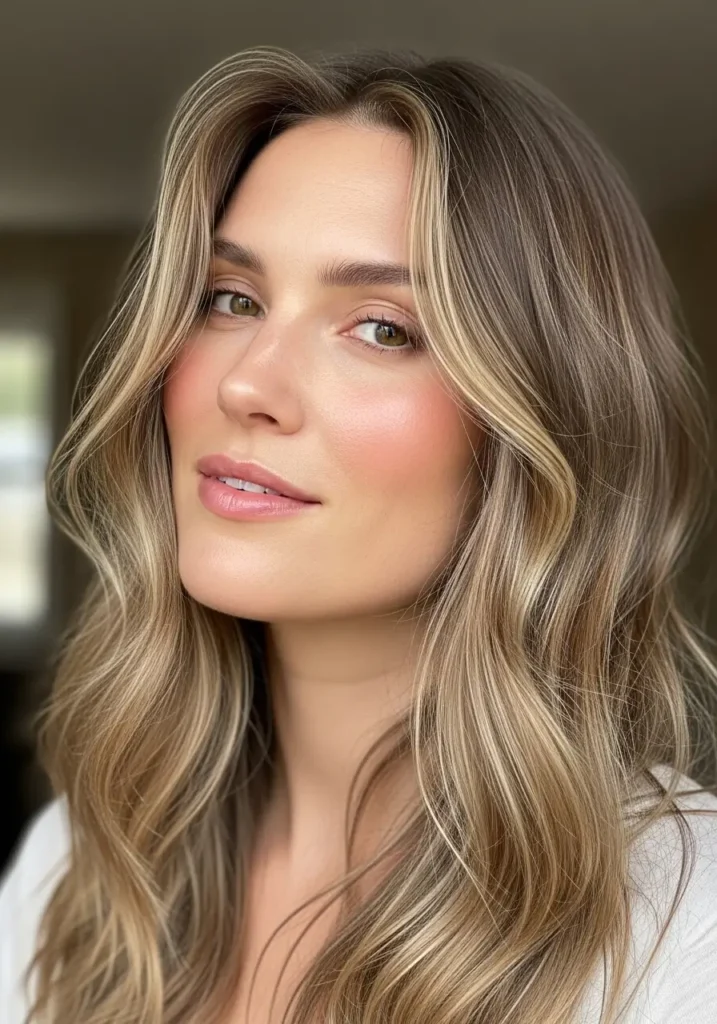 Natural Air-Dried Hair Look