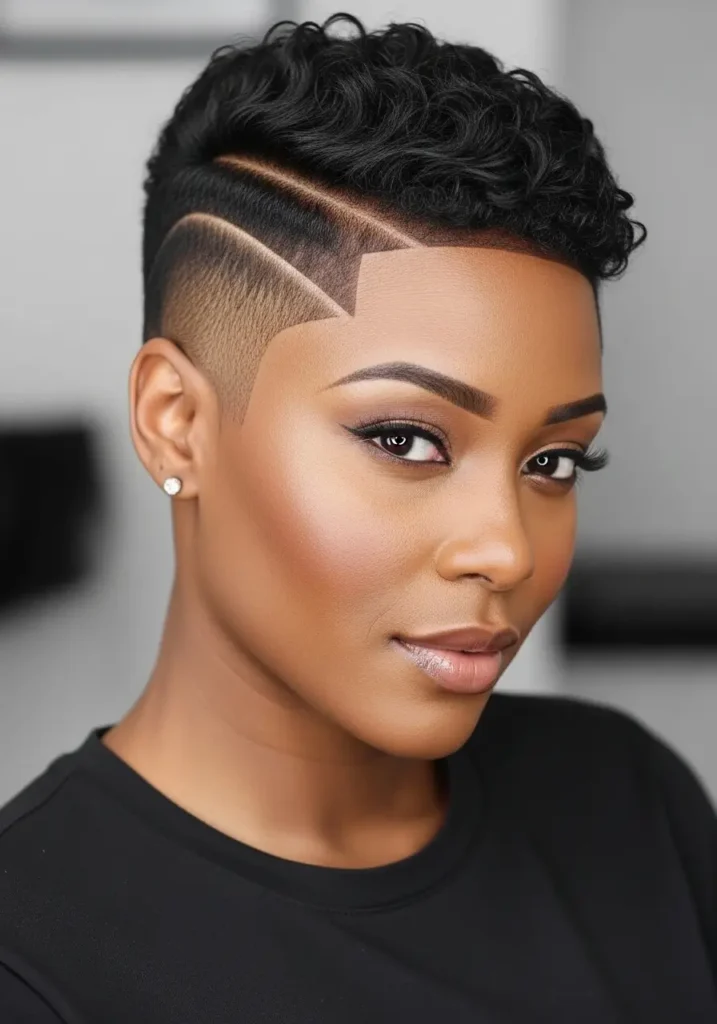 Pixie Fade with Sharp Edges