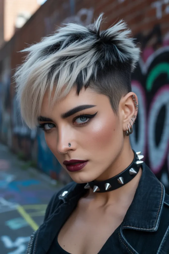 Punk-Inspired Short Crop