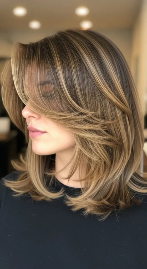 Razor Cut Mid-Length Layers