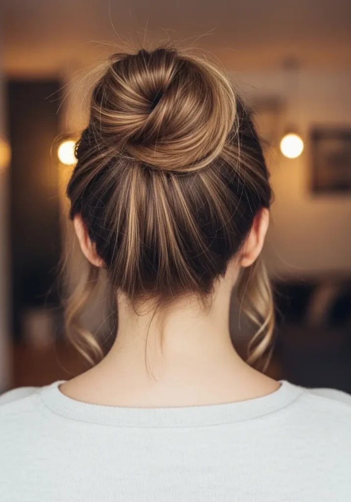 Relaxed Half Bun