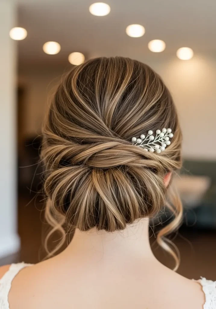 Romantic Low Textured Bun