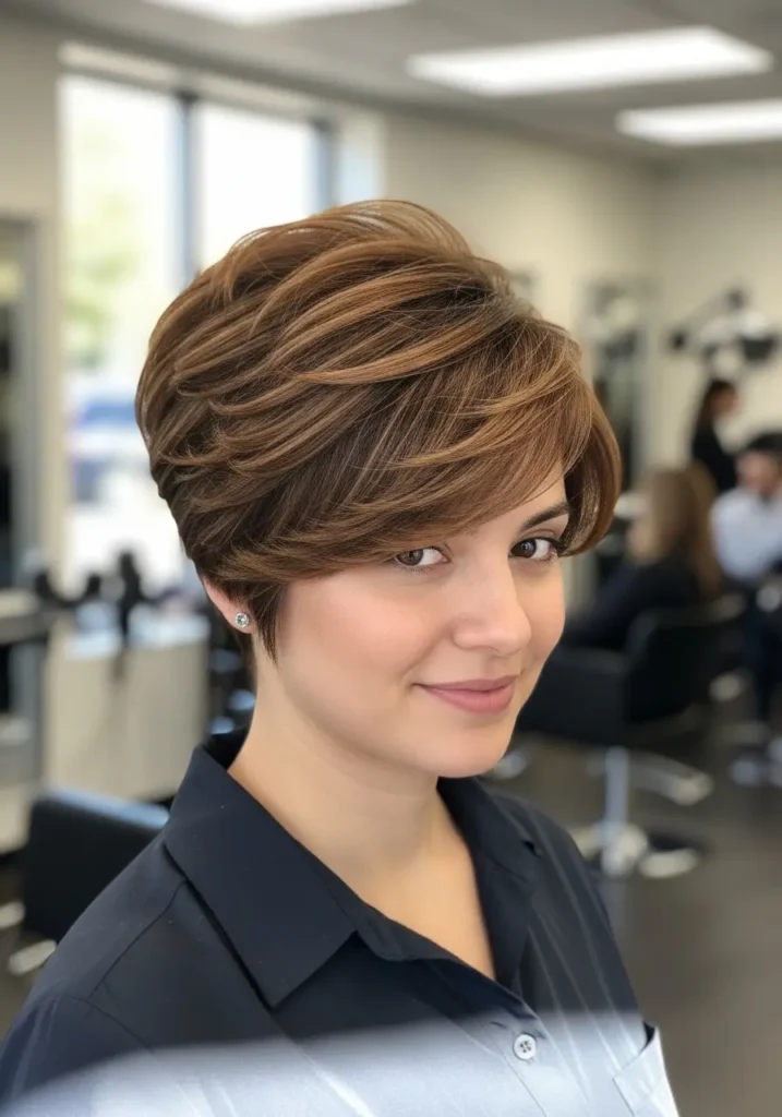 Rounded Pixie with Height