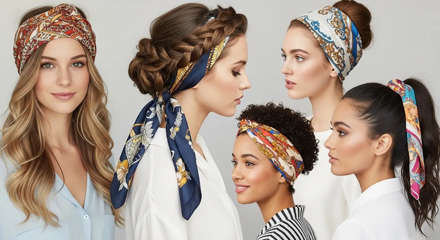 Scarf Hairstyles You’ll Want to Try Right Now