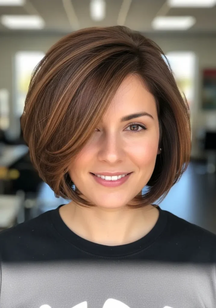 Short Blunt Bob with Volume
