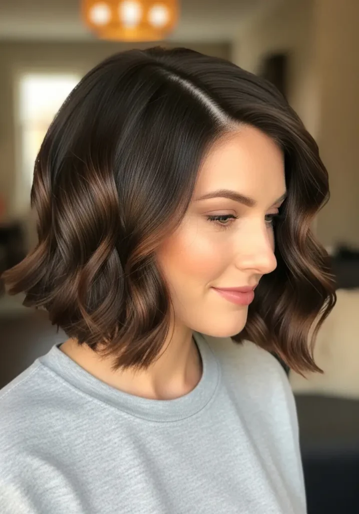 Short Bob with Deep Waves