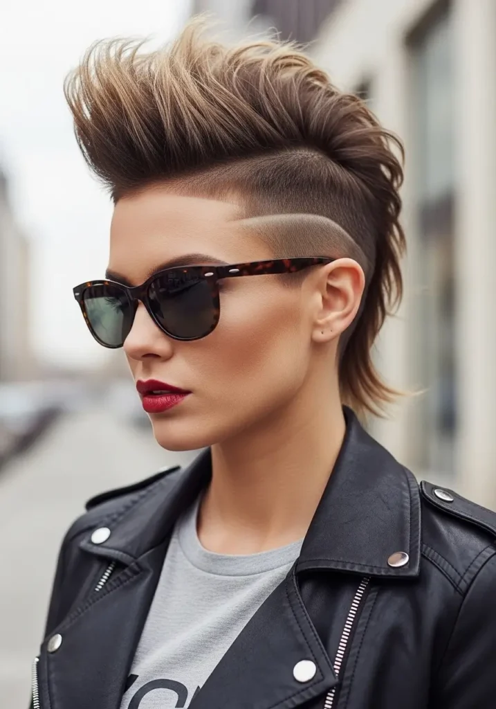 Short Faux Hawk Style