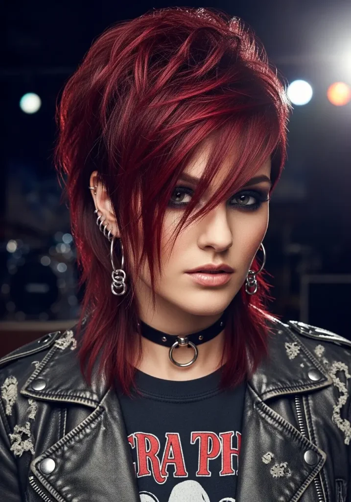 Short Razor Cut Rocker Style