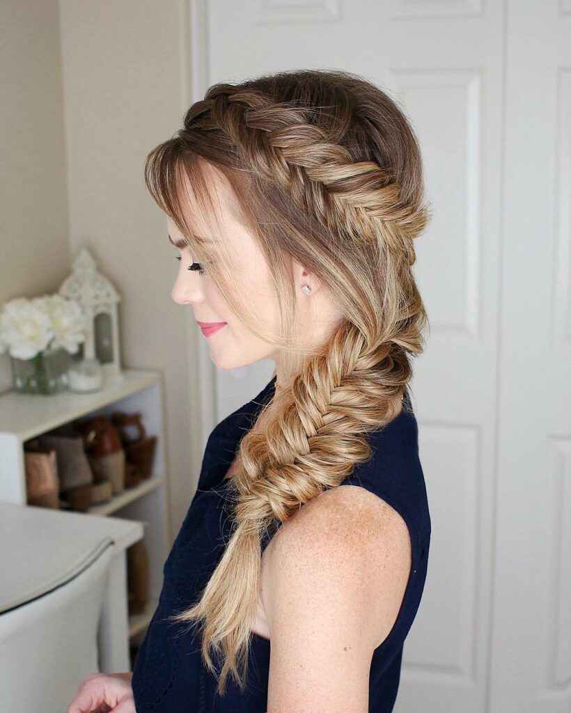 Side Fishtail Braid