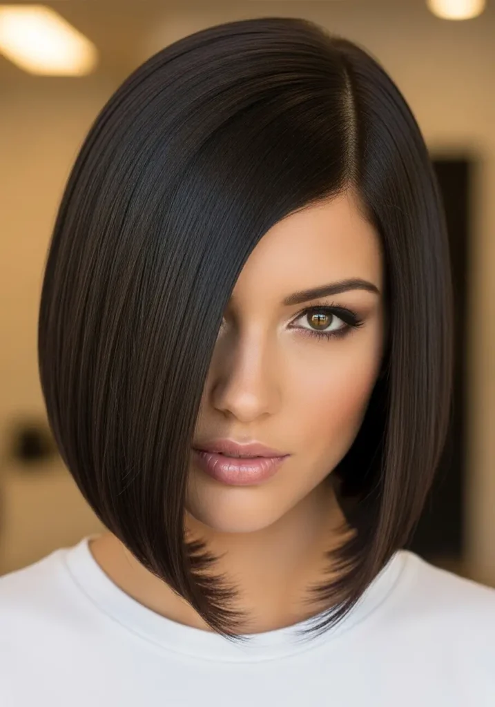Sleek Glass Hair Bob