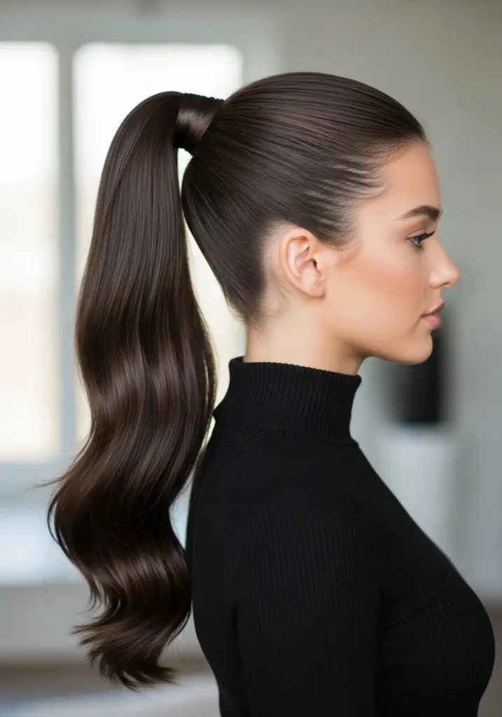 Sleek High Ponytail