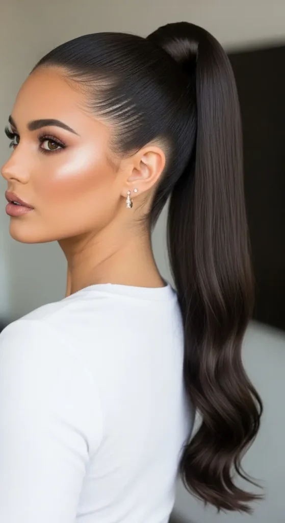 Sleek High Ponytail