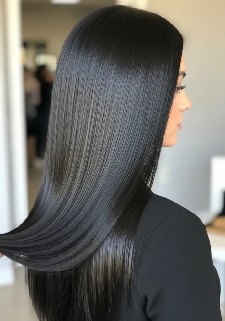 Sleek Straight Long Hair