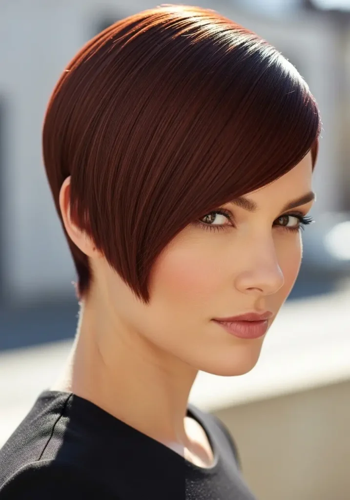 Sleek Straight Pixie