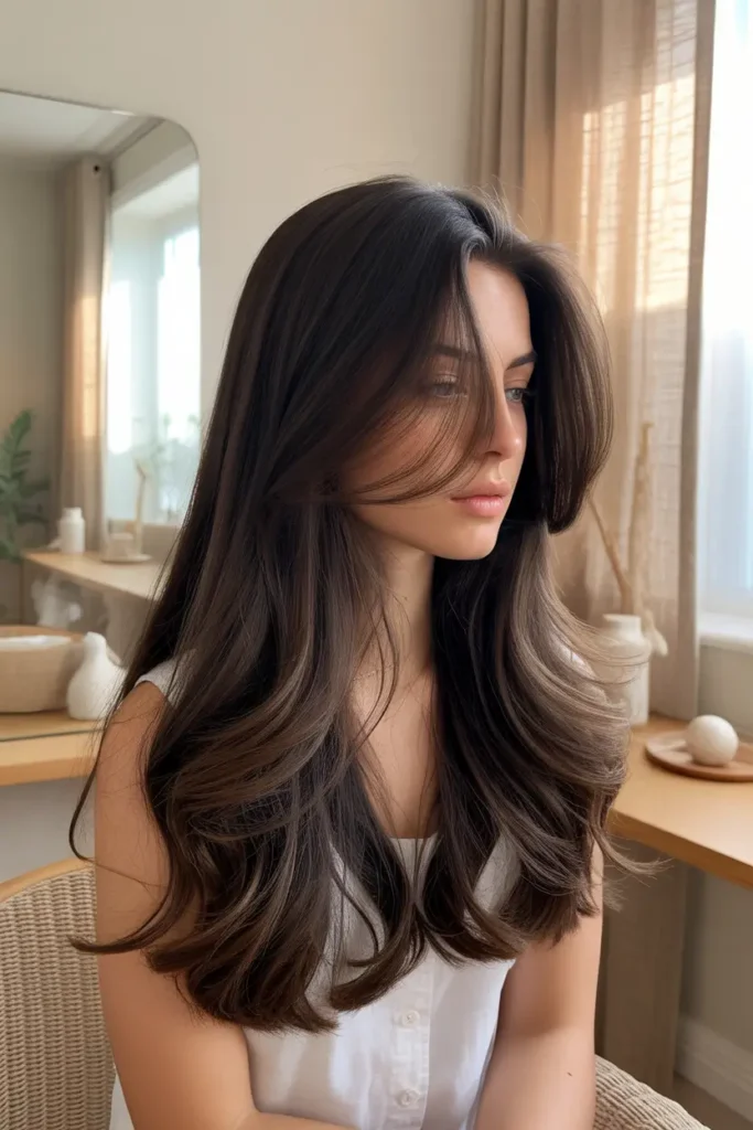 Soft Chocolate Ribbon Highlights