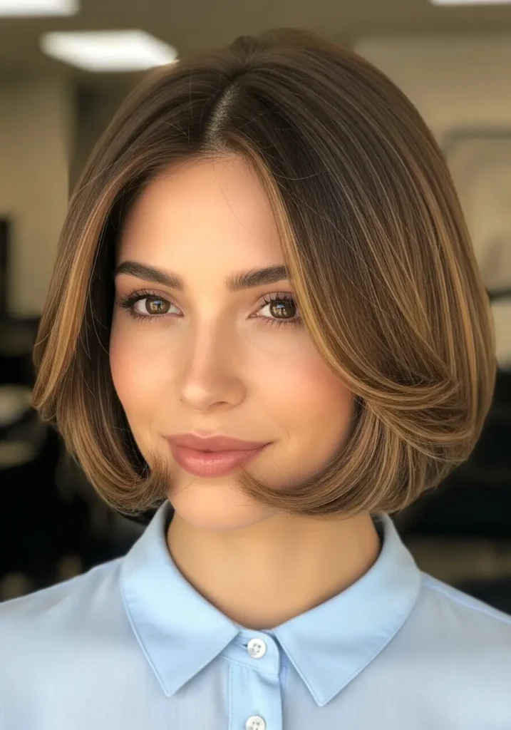 Soft Curved French Bob