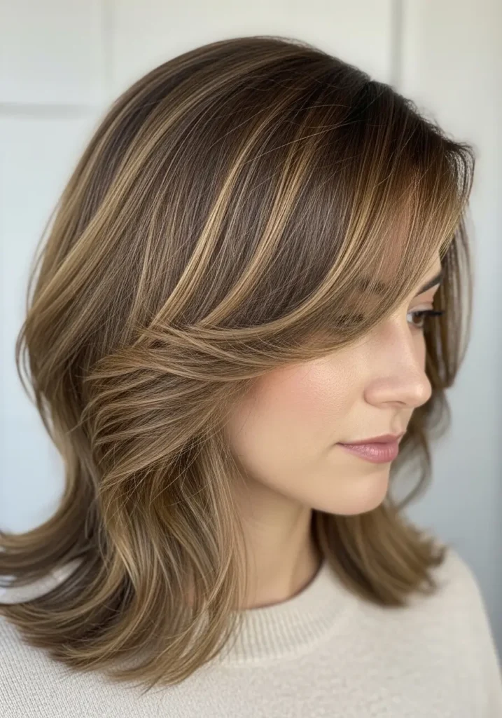 Soft Textured Shoulder Sweep