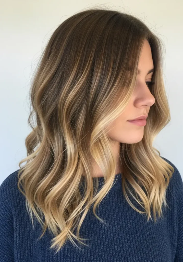 Subtle Caramel Balayage That Adds Gentle Dimension