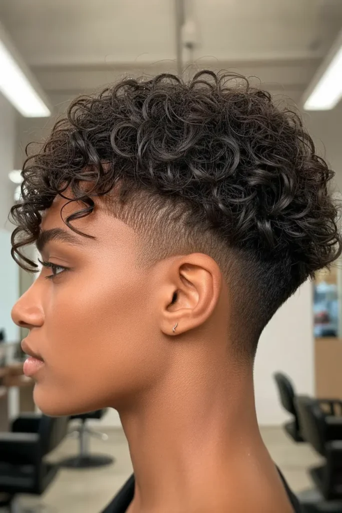 Tapered Curly Cut