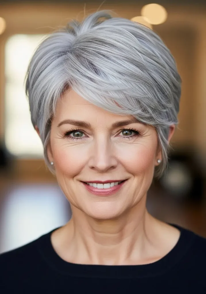 Textured Silver Crop