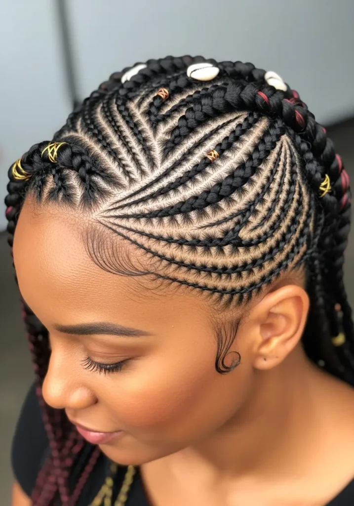 Tribal Pattern African Braids